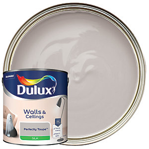 Dulux Silk Emulsion Paint - Perfectly Taupe - 2.5L