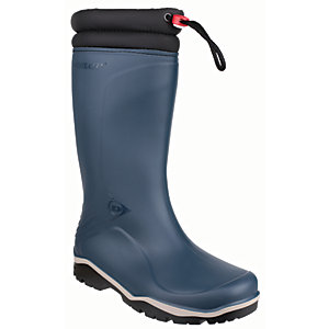 Dunlop Blizzard Winter Safety Wellington Boot - Blue/Black