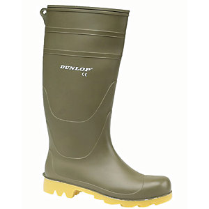 Dunlop Universal PVC Safety Wellington Boot - Green