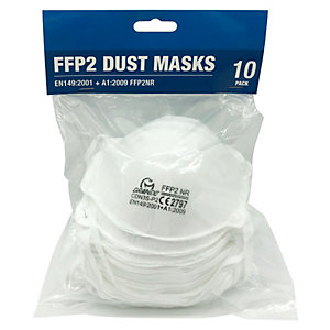 Grande FFP2 Sanding and Insulation Dust Masks - Pack of 10