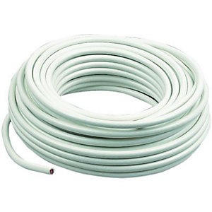 Wickes Coaxial Cable - White 20m