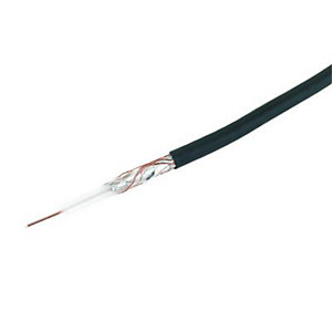 Wickes Satellite Cable - Black 20m