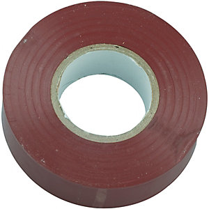 Wickes Electrical Insulation Tape - Brown 20m Pack of 10