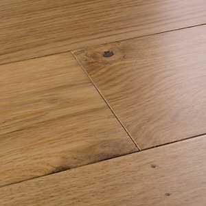 W By Woodpecker American Light Oak Engineered Wood Flooring 1 5m2 Wickes Co Uk