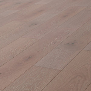 W by Woodpecker Beach Washed Oak Engineered Wood Flooring - 1.08m2