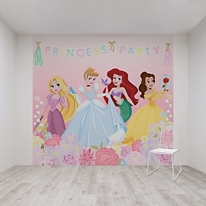 Princess Party Wall Mural 3m x 2.8m