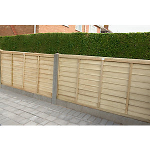 Forest Garden Pressure Treated Overlap Fence Panels 6 X 4ft Wickes Co Uk