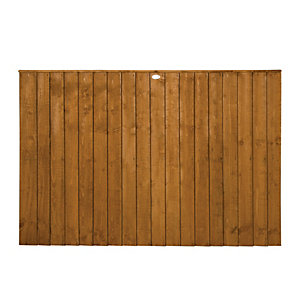 Forest Garden Dip Treated Featheredge Fence Panel - 6x4ft Multi Packs