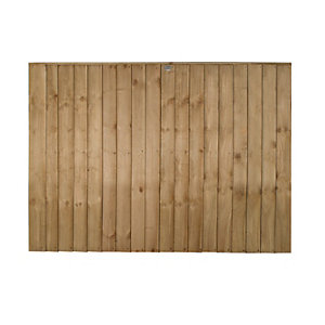 Forest Garden Pressure Treated Featheredge Fence Panel - 6 X 4ft Multi Packs