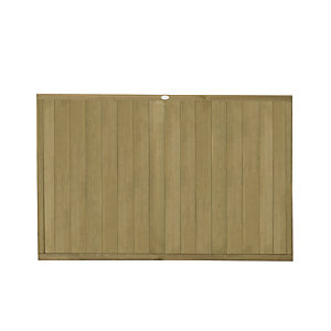Forest Garden Tongue & Groove Vertical Fence Panel - 6 x 4ft Multi Packs