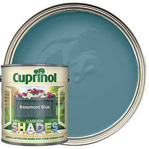 Cuprinol Garden Shades Matt Wood Treatment - Beaumont Blue 1L
