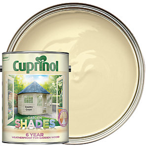 Cuprinol Garden Shades Matt Wood Treatment - Country Cream 5L