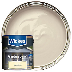 Wickes Garden Colour Matt Wood Treatment - Classic Cream 2.5L