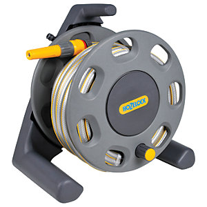 Hozelock 2412 Compact Reel with Hose Pipe - 25m