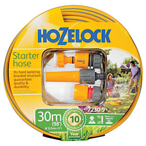 Hozelock 7230 Hose Pipe Starter Set - 30m