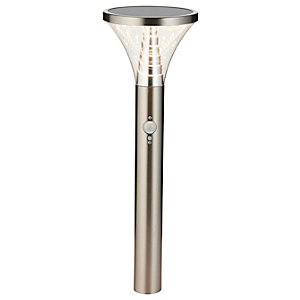Saxby Toko Brushed Stainless Steel Solar Spike Light