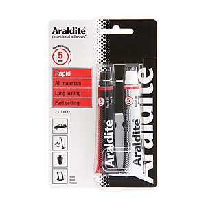 Araldite Rapid Glue Tubes - 15ml Pack of 2