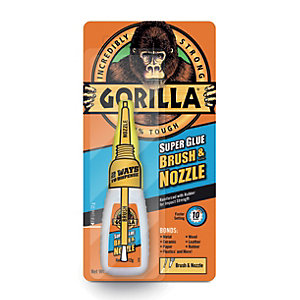 Gorilla Super Glue Brush & Nozzle - 12g