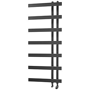 Horton Black Towel Radiator - 500mm - Various Heights Available