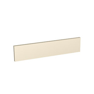 Wickes Orlando Cream Gloss Infill Panel - 600 X 131mm