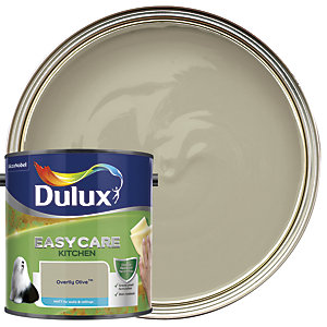 Dulux Easycare Kitchen Matt Emulsion Paint Overtly Olive 2 5l Wickes Co Uk