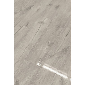 High Gloss Grey Laminate Flooring 2, B Q Laminate Flooring Measurements