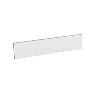 Wickes Madison White Gloss Infill Panel - 600 X 131mm