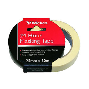 Multi-Surface Cream Masking Tape - 24mm x 50m