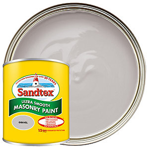 Sandtex Ultra Smooth Masonry Paint - Gravel 150ml