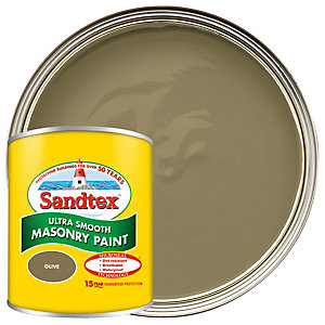 Sandtex Ultra Smooth Masonry Paint - Olive 150ml