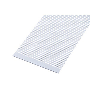 Wickes Metal Sheet Perforated Round Hole 4.0mm Anodised Aluminium 250 x 500mm
