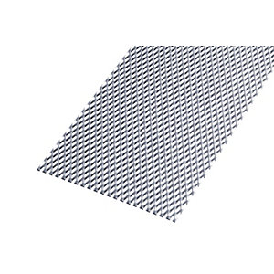 Wickes Perforated Steel Stretched Metal Sheet - 120 x 1.20mm x 1m
