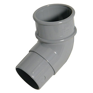 FloPlast 50mm MiniFlo Downpipe Offset Bend 112.5° - Grey