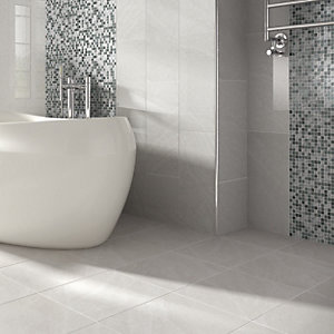 Wickes Glass Mosaico Mosaic Tile 300, Mosaic Bathroom Tile