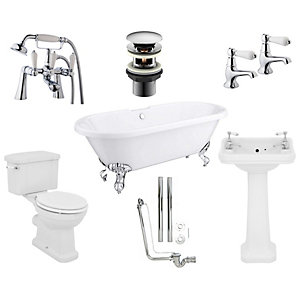 Oxford Traditional Roll Top Bathroom Suite Package