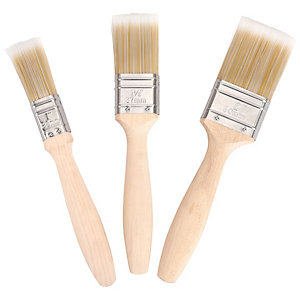 Mastercoat Synthetic Mixed Size Paint Brushes - Pack of 3
