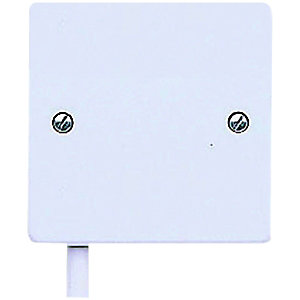 MK Flex Unfused Outlet Plate - 20A White