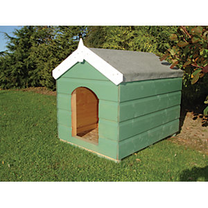 Shire Timber Apex Small Sark Kennel Honey Brown - 3 x 2 ft