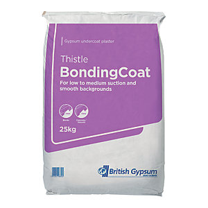 British Gypsum Thistle Bonding Coat Plaster 25kg Wickes Co Uk