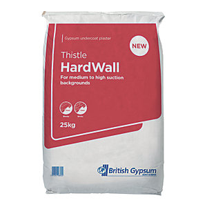 British Gypsum Thistle Hardwall Plaster 25kg Wickes Co Uk