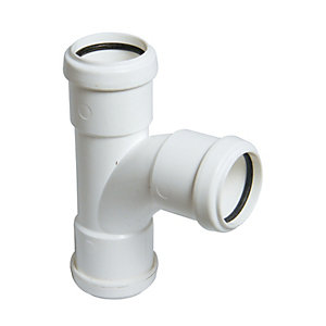 2 x 40mm to 32mm Push Fit Waste Reducer Grey Water Pipe Plumbing 