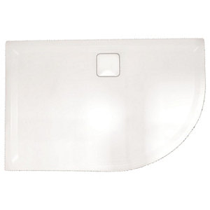 Nexa By Merlyn 25mm Quadrant Low Level White Shower Tray White - 900 x 900mm
