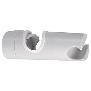 Croydex Shower Riser Rail Slider - White