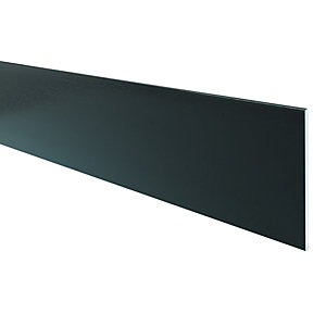 Wickes PVCu Black Soffit Reveal Liner 200 x 2500mm