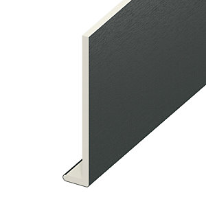 Wickes PVCu Window Fascia Board - Anthracite Grey 175mm x 9mm x 5m
