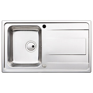 Abode Ixis Compact Kitchen Sink - Stainless Steel