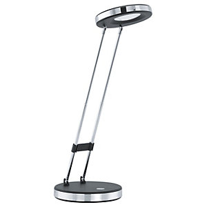 Eglo Gexo LED Table Lamp - Black & Chrome