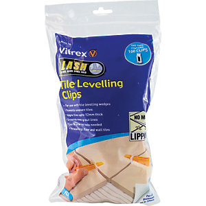 Vitrex LASH Tile Levelling Clips - Pack of 100