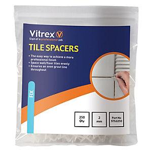 Vitrex Tile Spacers 2mm 250 Pack