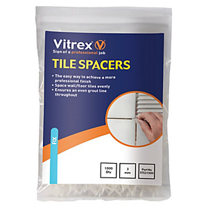 Vitrex Tile Spacers 3mm 1000 Pack